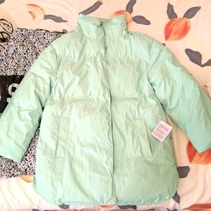 ASOS Mint oversized puffer jacket
